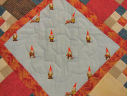 Star combination quilt motif
