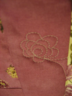 Mini roses quilt motif