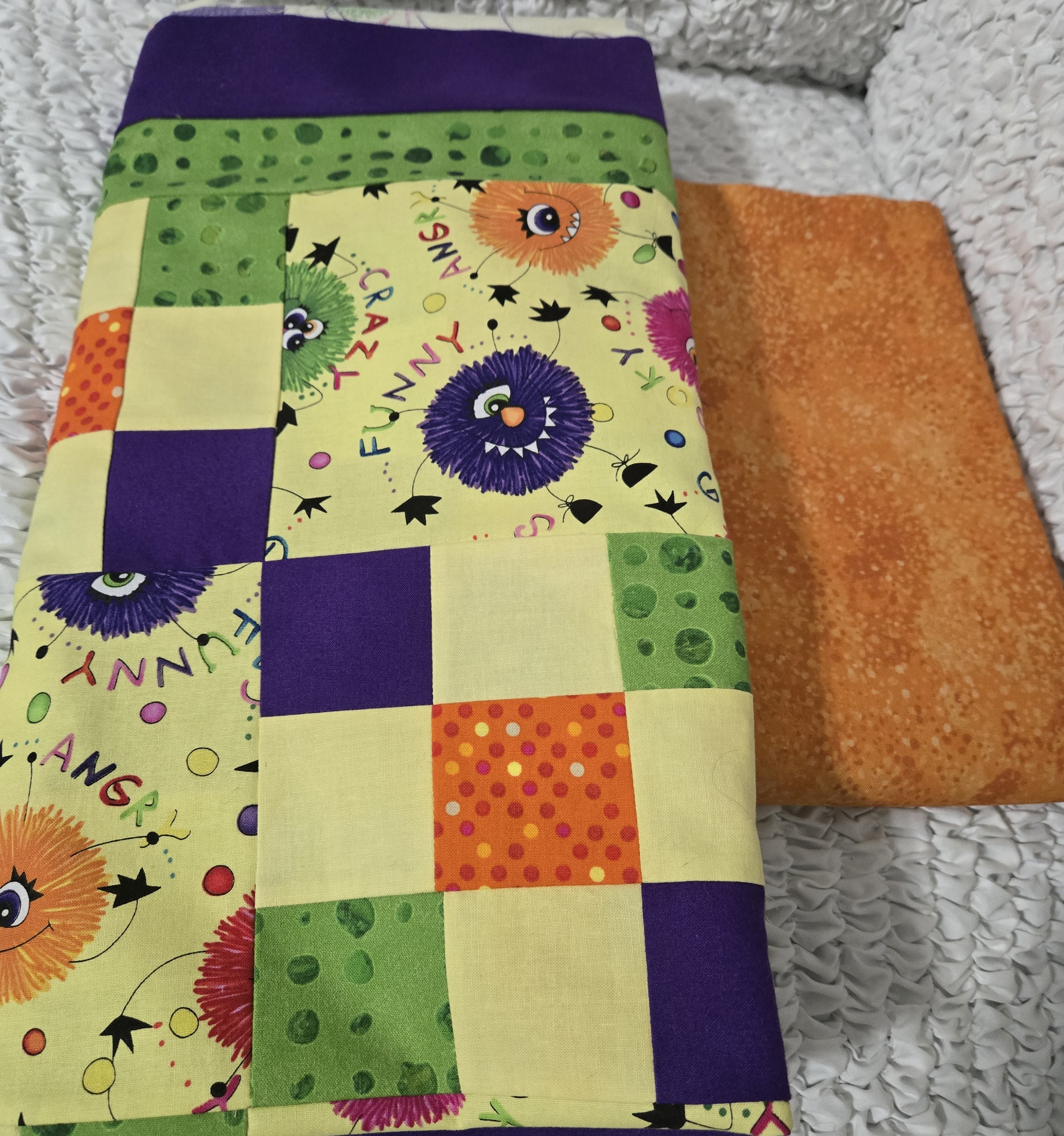 Puffballs with emotions quilt
