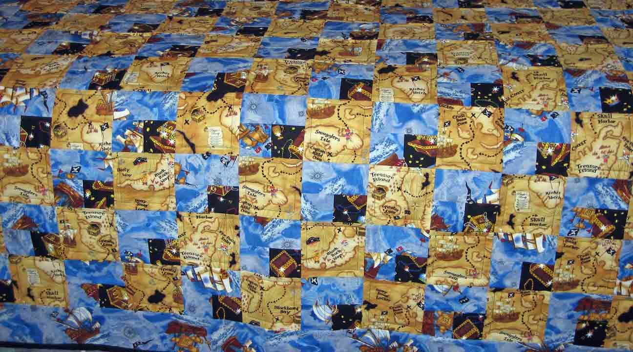 Treasure Map Quilt